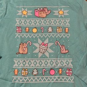 EUC Pusheen the Cat Holiday Christmas Exclusive Sweatshirt